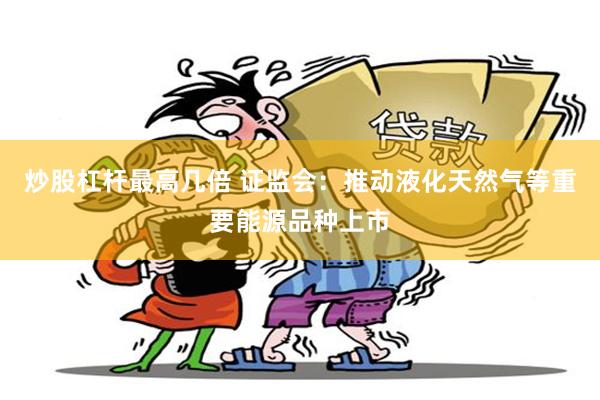 炒股杠杆最高几倍 证监会：推动液化天然气等重要能源品种上市