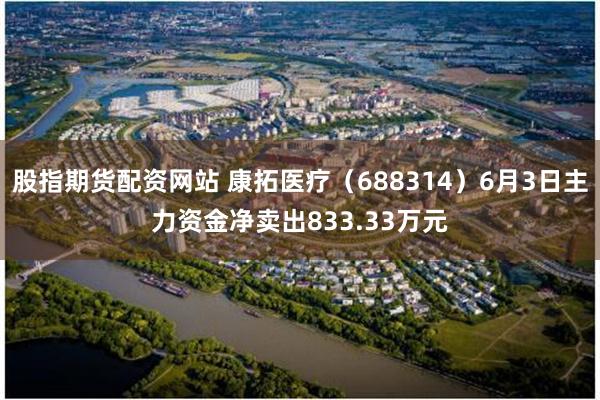 股指期货配资网站 康拓医疗（688314）6月3日主力资金净卖出833.33万元