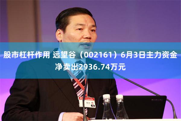 股市杠杆作用 远望谷（002161）6月3日主力资金净卖出2936.74万元