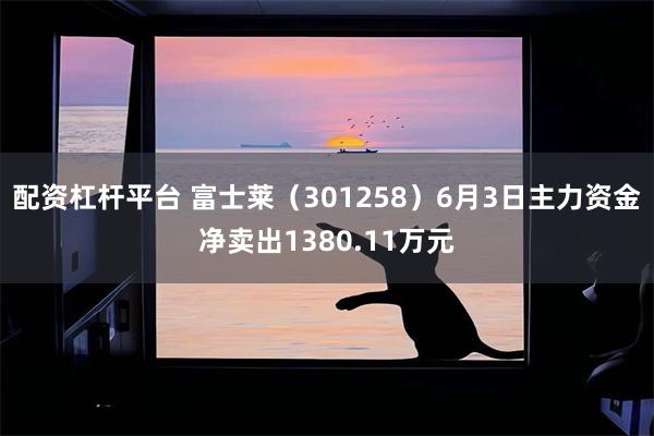 配资杠杆平台 富士莱(301258)6月3日主力资金净卖出1380.11万元