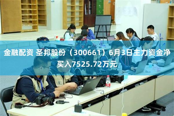 金融配资 圣邦股份（300661）6月3日主力资金净买入7525.72万元