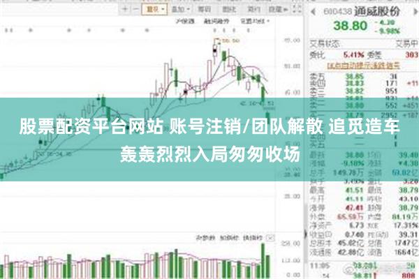 股票配资平台网站 账号注销/团队解散 追觅造车轰轰烈烈入局匆匆收场