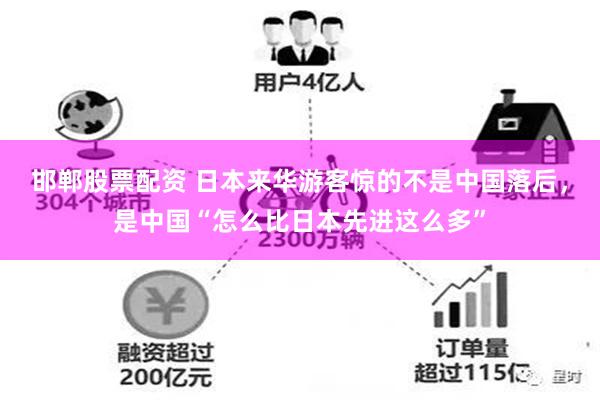 邯郸股票配资 日本来华游客惊的不是中国落后，是中国“怎么比日本先进这么多”