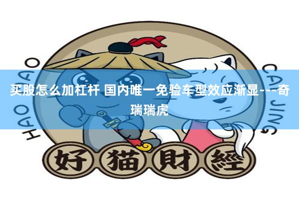 买股怎么加杠杆 国内唯一免验车型效应渐显---奇瑞瑞虎