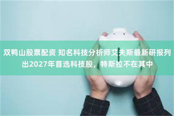 双鸭山股票配资 知名科技分析师艾夫斯最新研报列出2027年首选科技股，特斯拉不在其中